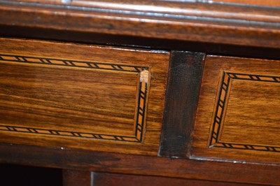 Lot 287 - Edwardian mahogany writing desk