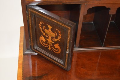 Lot 287 - Edwardian mahogany writing desk