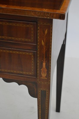 Lot 287 - Edwardian mahogany writing desk