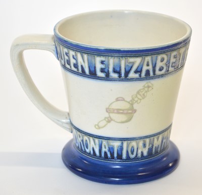 Lot 135 - Moorcroft George VI & Queen Elizabeth Coronation Mug