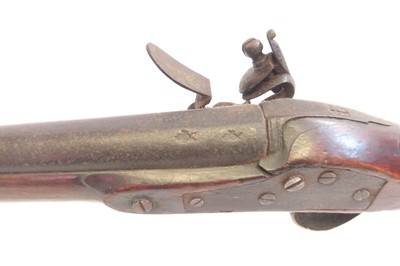 Lot 70 - English flintlock sporting gun
