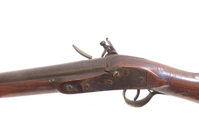 Lot 70 - English flintlock sporting gun