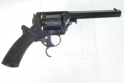 Lot 14 - Cased Tranter .54 bore double trigger revolver