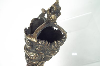 Lot 402 - Tibetan bronze phurba