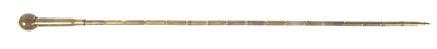 Lot 490 - Trench art type swagger stick