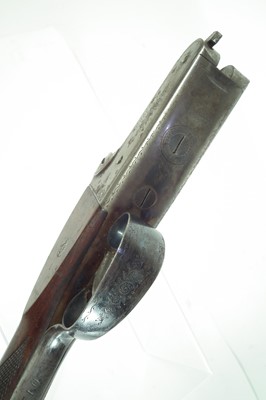 Lot 29 - Stock and action only of a Greener rook rifle / Shotgun LICENCE REQUIRED