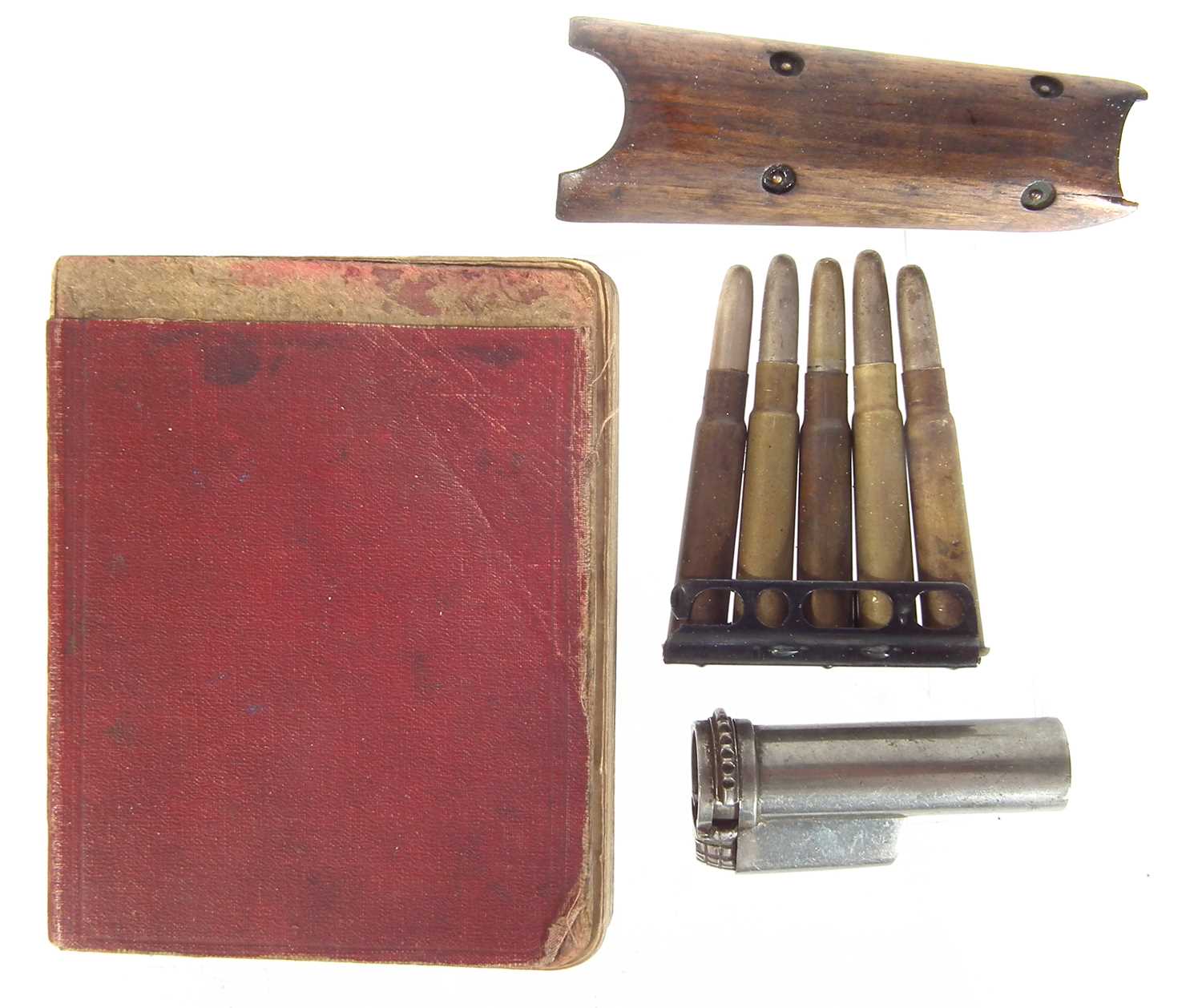 Lot 348 Lee Enfield rifle accessories,