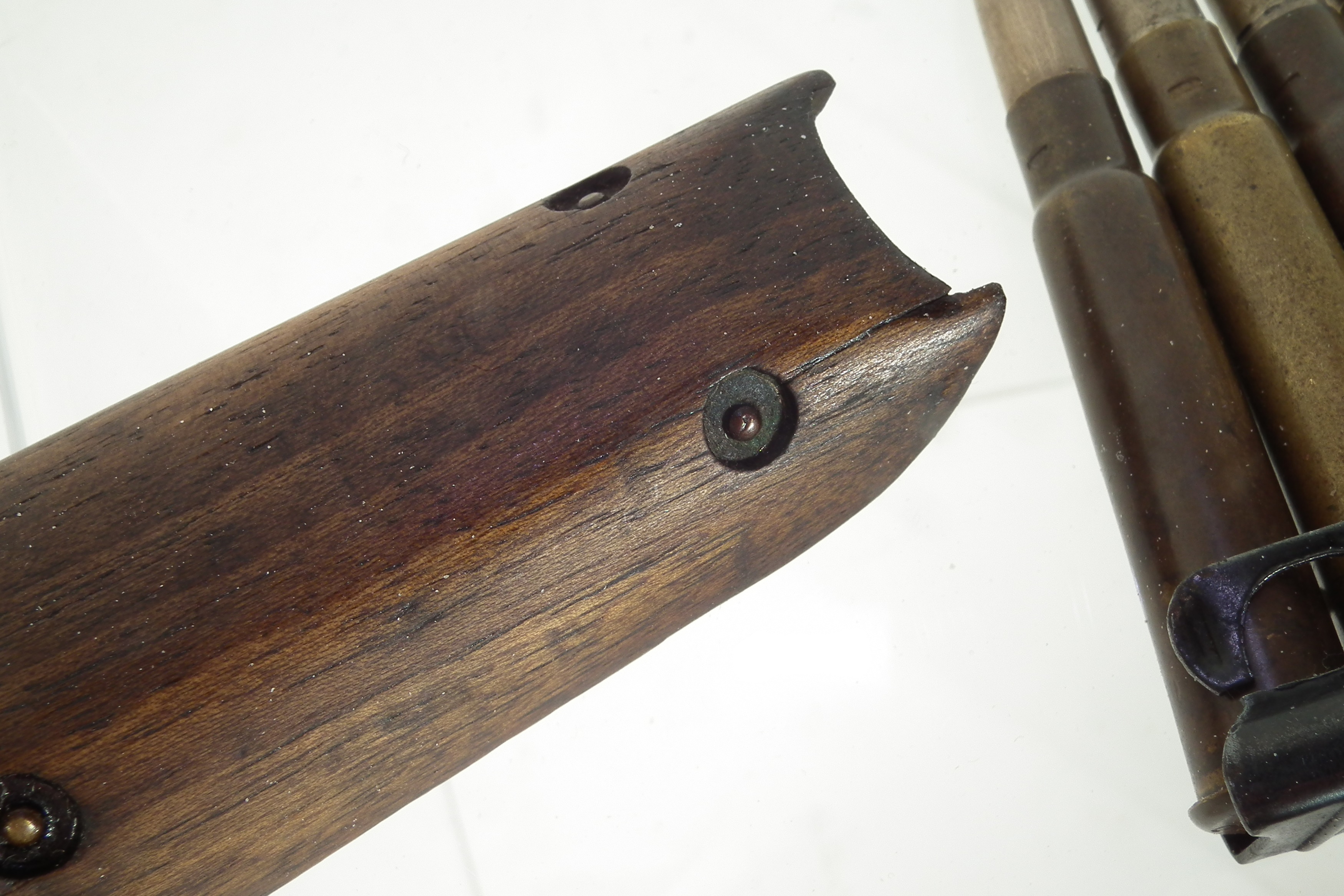 Lot 348 Lee Enfield rifle accessories,