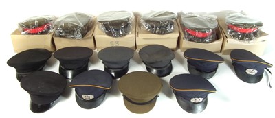 Lot 444 - Collection of peaked caps