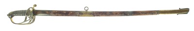 Lot 436 - British 1822 pattern sword and scabbard