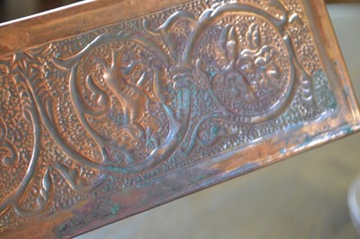 Lot 206 - Arts & Crafts Copper to include a Keswick School of Industrial Arts Decorative Panel