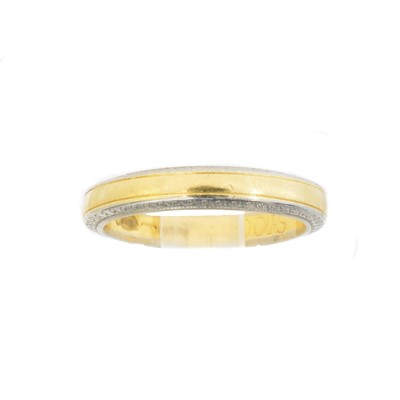 Lot 116 - An 18ct gold band ring by Boodles