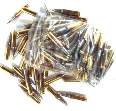 Lot 288 - 98 rounds 7.62x51 Surplus Ammunition LICENCE REQUIRED