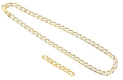 Lot 47 - A 9ct gold chain necklace