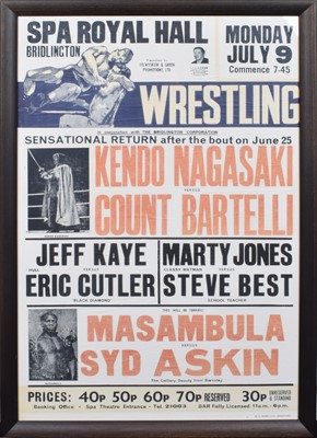 Lot 92 - Wrestling Poster