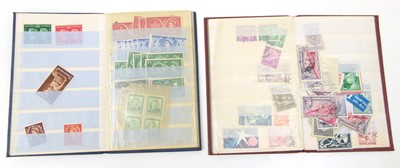Lot 66 - Two small stockbooks mainly GB and Commonwealth stamps
