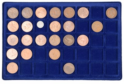 Lot 20 - Collection of coins from George III to Elizabeth II to include many denominations.
