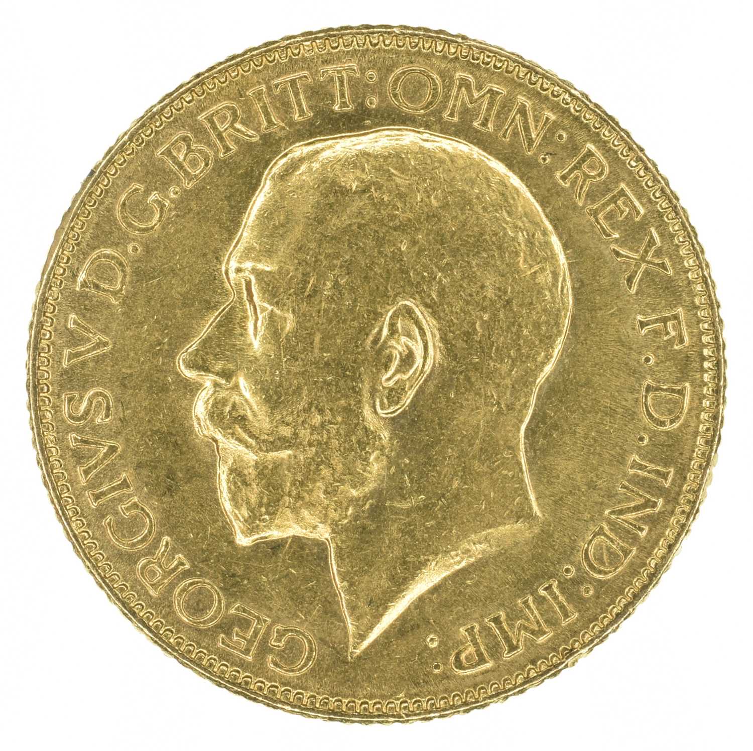 Lot 60 - King George V, Sovereign, 1918, Bombay Mint, India.