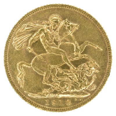 Lot 61 - King George V, Sovereign, 1918, Bombay Mint, India.