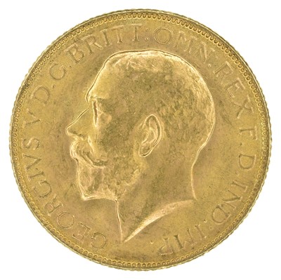 Lot 62 - King George V, Sovereign, 1918, Bombay Mint, India.