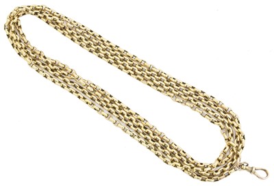 Lot 53 - A longuard chain