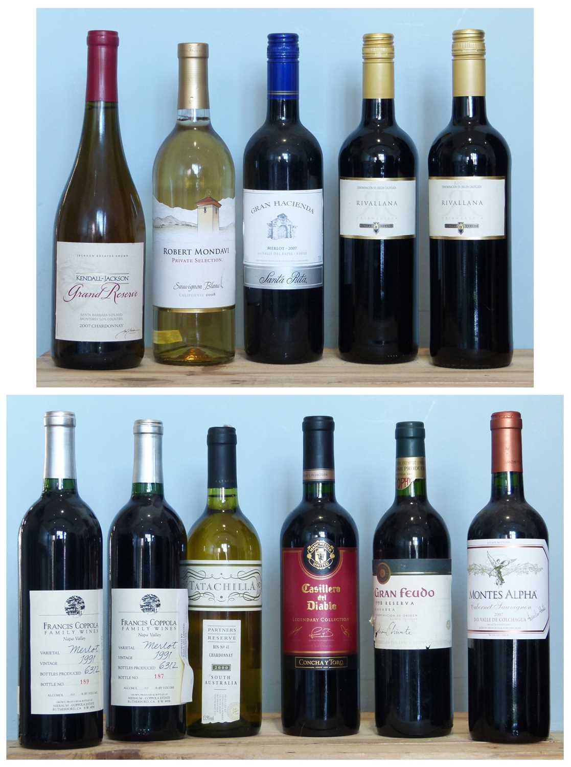 Lot 1 - 11 Bottles Mixed Lot Fine Wines to include California, Chile and Rioja