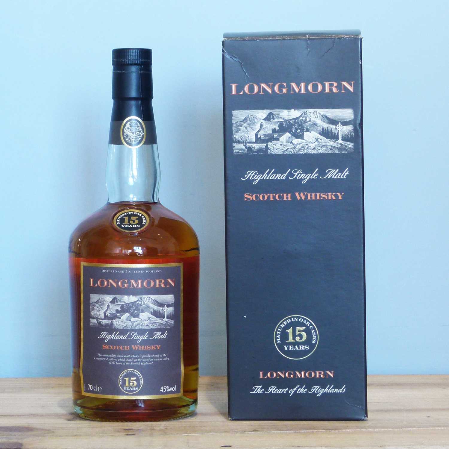 Lot 34 - 1 Bottle Longmorn 15 yo Single Malt Whisky in presentation box