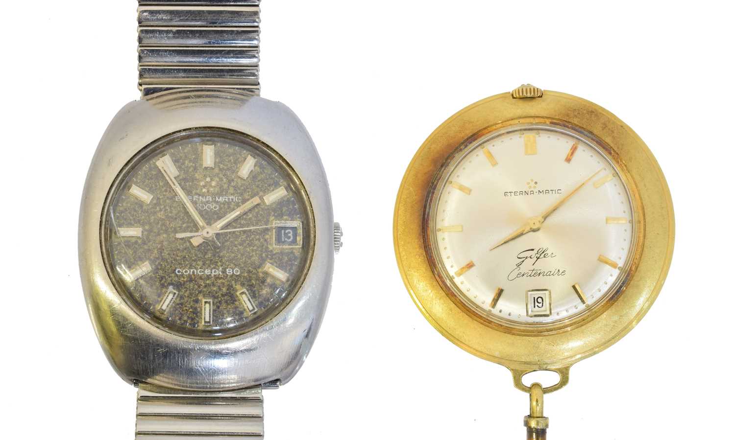Lot 51 - Two Eterna-Matic watches