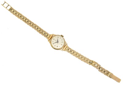 Lot 150 - A ladies 9ct gold Tudor Royal watch