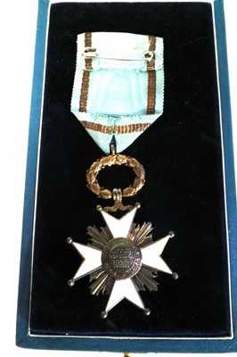 Lot 113 - Order of the three stars medal