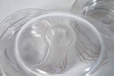 Lot 116 - Fifteen glass ice plates