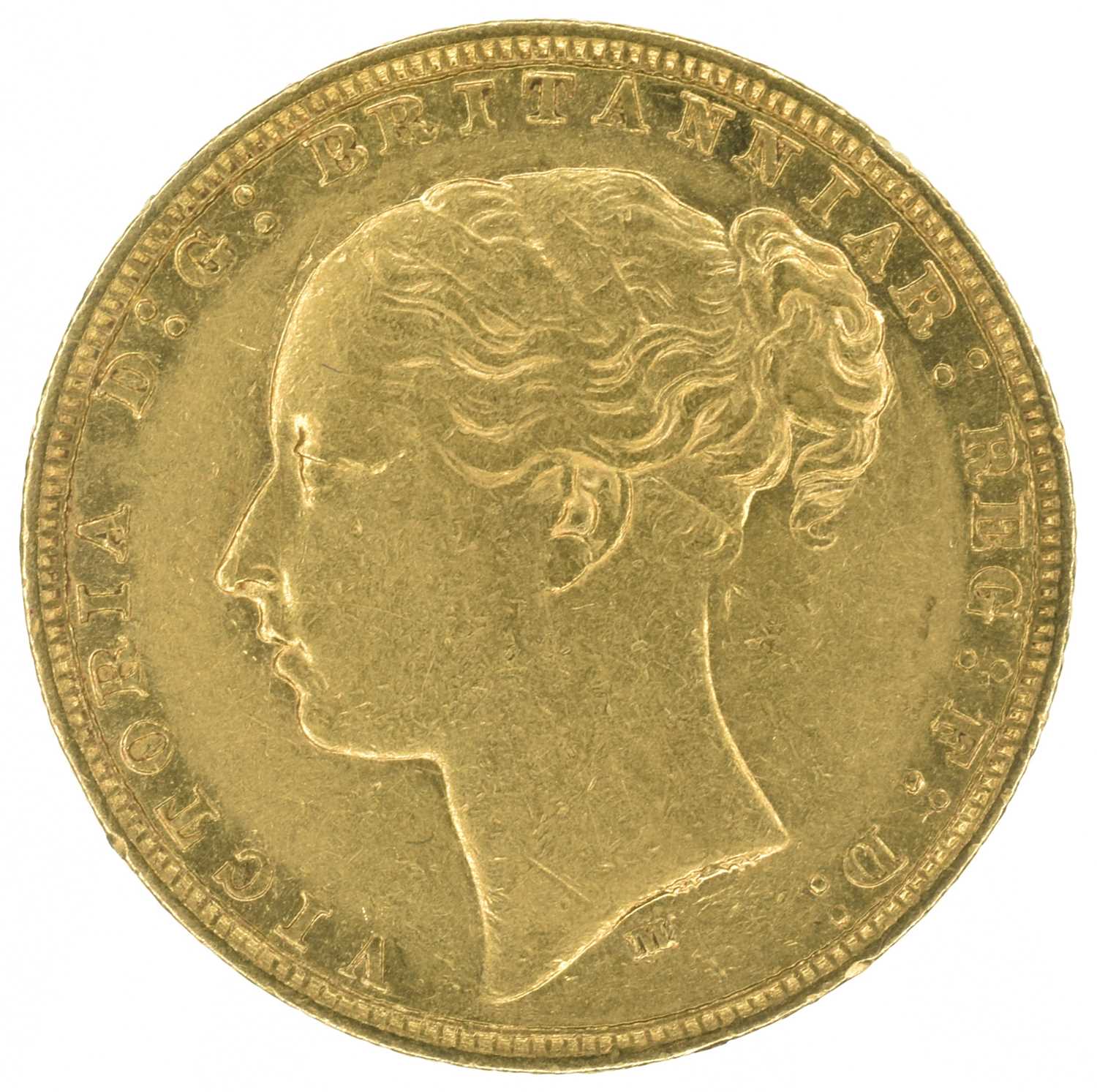 Lot 23 - Queen Victoria, 1880, Sovereign, Melbourne Mint.