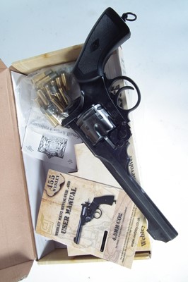 Lot 503 - Webley 4.5mm CO2 air pistol revolver