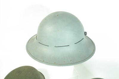 Lot 158 - British Brodie helmet and three others
