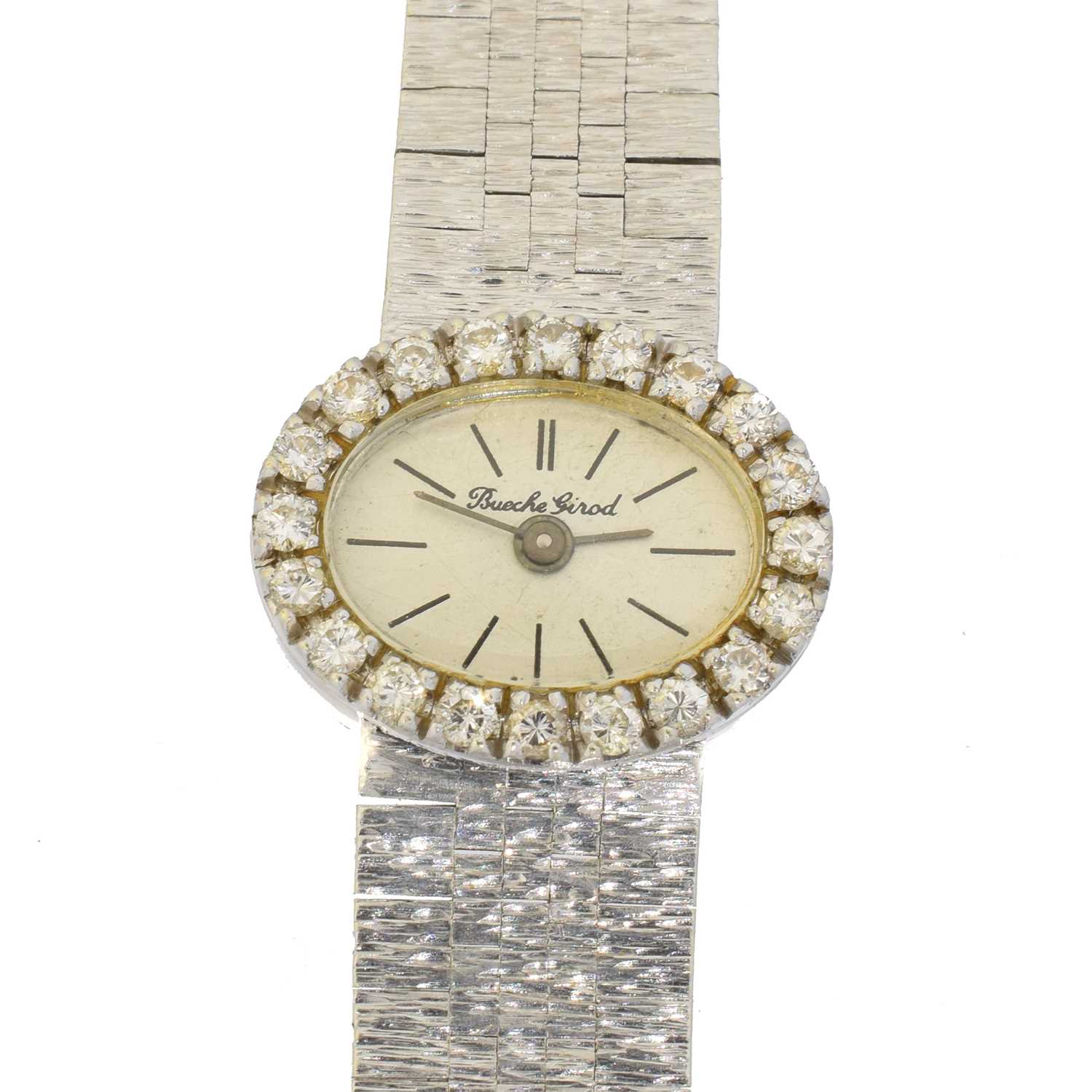133 - A 1960s 9ct gold Bueche Girod cocktail watch,