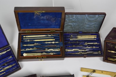 Lot 165 - Collection of late 19th Century drawing and scientific instruments