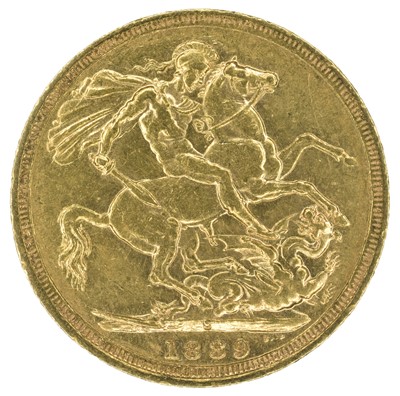 Lot 25 - Queen Victoria, Sovereign, 1889, Sydney Mint.