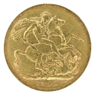 Lot 47 - King Edward VII, Sovereign, 1905, Perth Mint.
