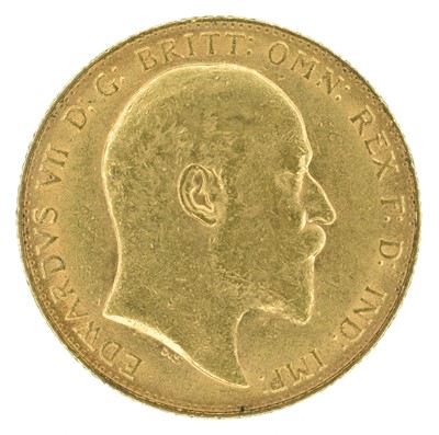 Lot 49 - King Edward VII, Sovereign, 1907, London Mint.