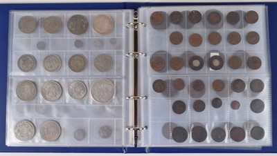 Lot 10 - An album of various British and foreign coinage from George I to Elizabeth II.