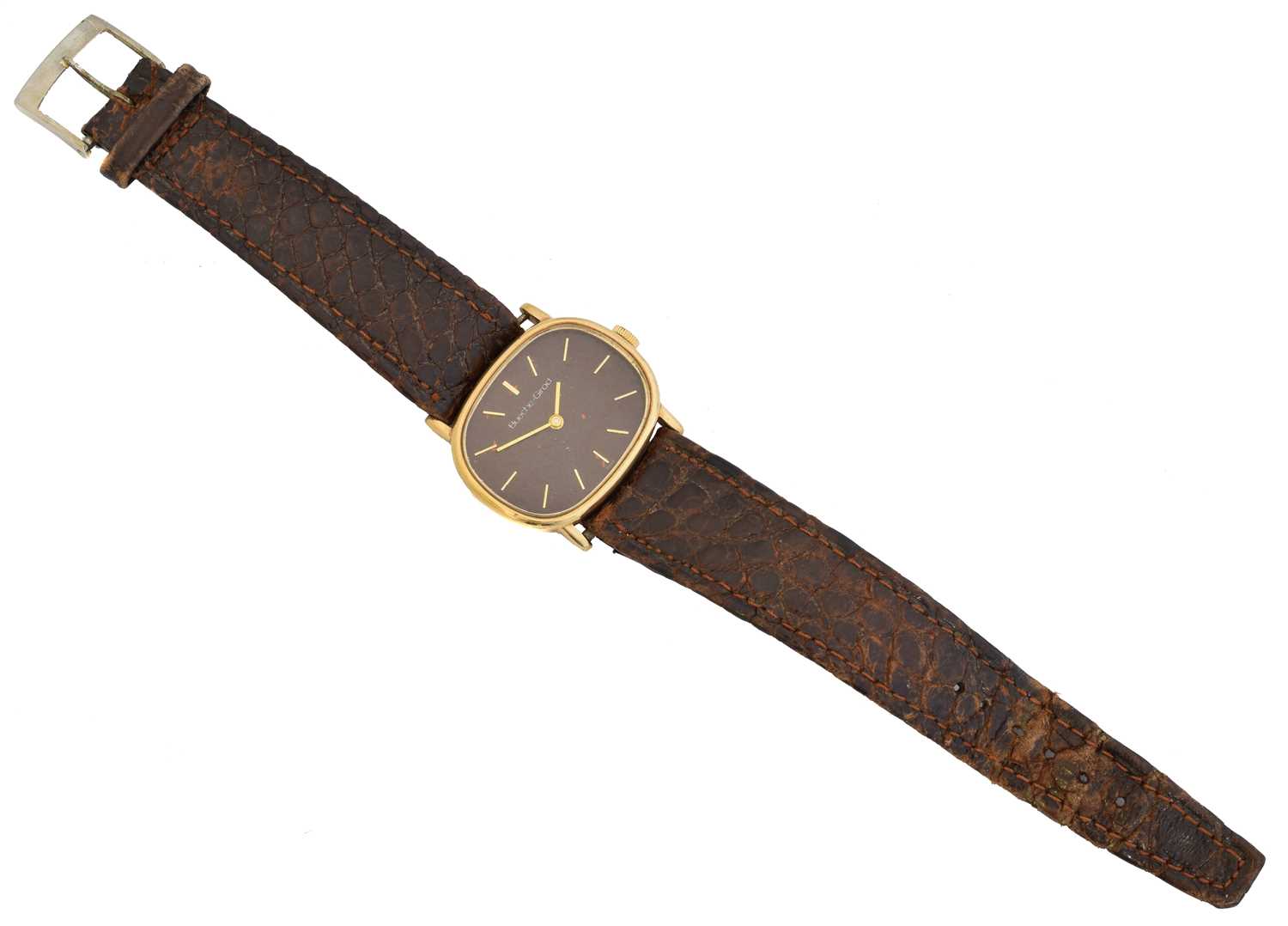 bueche girod 9ct gold watch