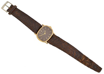 Lot 134 - A 1970s 9ct gold Bueche Girod watch
