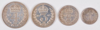 Lot 70 - George VI Maundy Set, 1949, One Pence to Four Pence, silver (4).