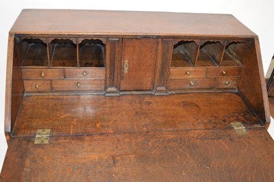 Lot 242 - Late 18th-century oak bureau