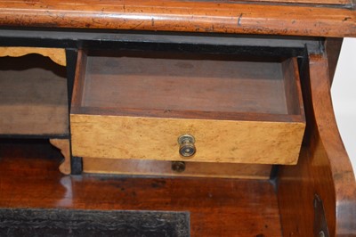 Lot 233 - Victorian mahogany secretaire bookcase