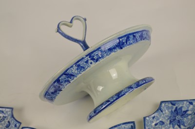 Lot 121 - Blue and white ceramic tazza