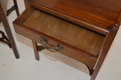 Lot 268 - Pair of early 20th-century bedside or lamp tables