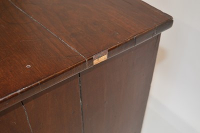 Lot 285 - Late 19th-century Georgian style mahogany chest of drawers