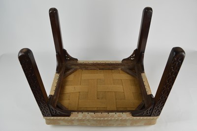 Lot 256 - Early 19th-century mahogany stool