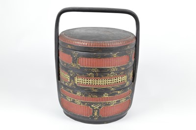 Lot 202 - Chinese lunch box and sewing box